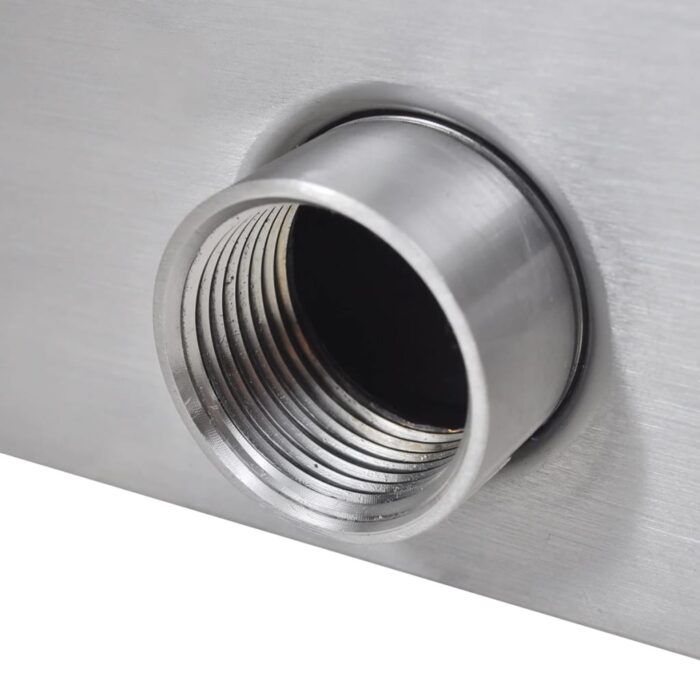 Lame d'eau rectangulaire à LED 45 cm en acier inoxydable pour piscine – Image 6