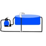 Fontaine cascade de piscine Acier inoxydable 45 x 30 x 60 cm – Image 3