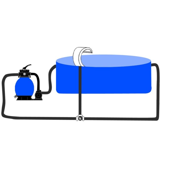 Fontaine cascade de piscine Acier inoxydable 45 x 30 x 60 cm – Image 3