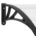 Auvent de porte 240 x 100 cm PC – Image 3