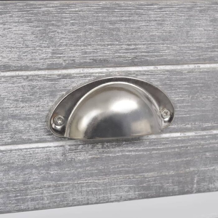 VXL8718475933601_g_en_hd_2.jpg Table de chevet avec 1 tiroir Gris et blanc – Image 2
