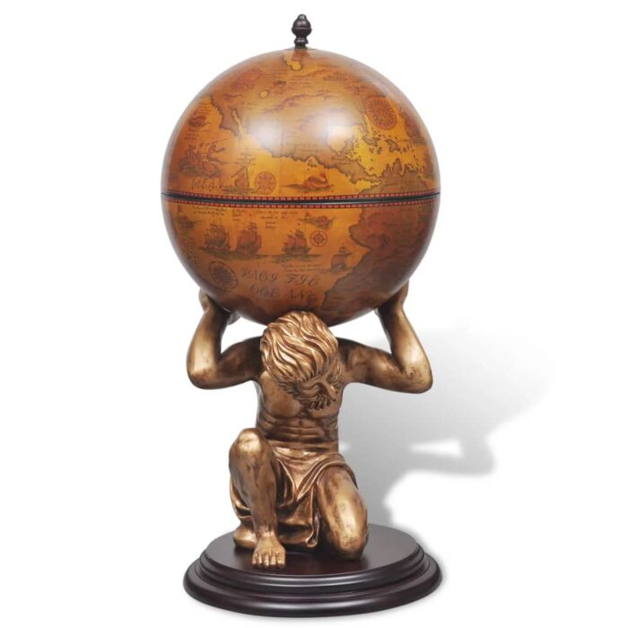 Bar sous forme de globe Atlas 42 x 42 x 85 cm – Image 2