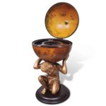 Bar sous forme de globe Atlas 42 x 42 x 85 cm – Image 3