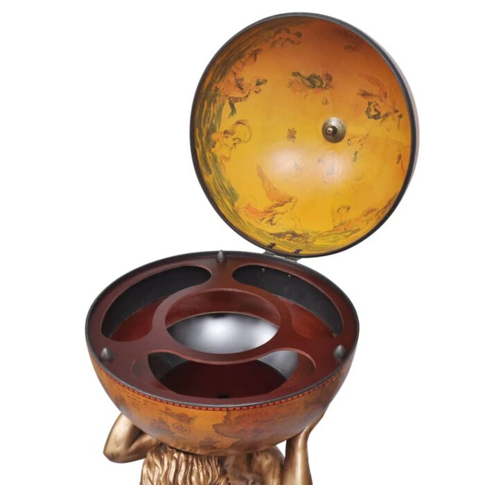 Bar sous forme de globe Atlas 42 x 42 x 85 cm – Image 4