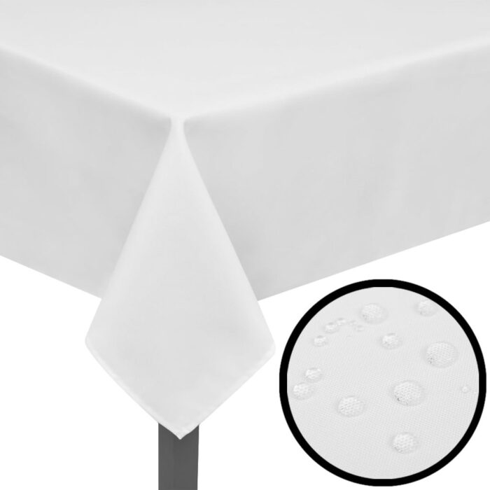 VXL8718475939245_a_en_hd_1.jpg Nappes de table 5 pcs Blanc 130x130 cm – Image 1
