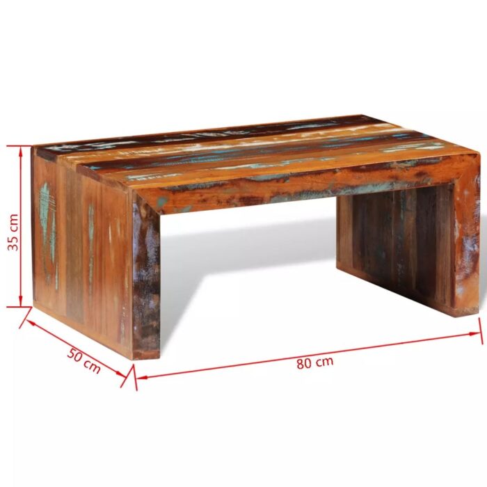 Table basse Bois recyclé – Image 6