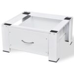 Socle pour machine à laver avec tiroir Blanc – Image 2
