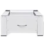 Socle pour machine à laver avec tiroir Blanc – Image 3