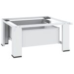 Socle pour machine à laver avec tiroir Blanc – Image 5