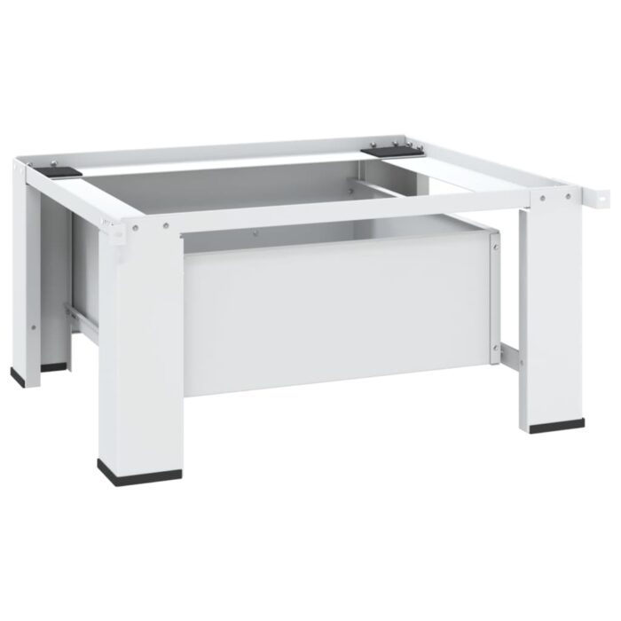 Socle pour machine à laver avec tiroir Blanc – Image 5