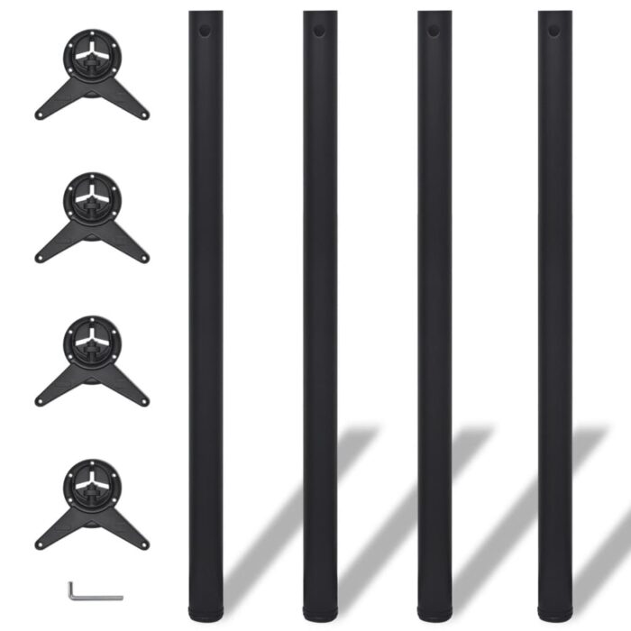 VXL8718475946564_a_en_hd_1.jpg 4 pieds de table réglables en hauteur Noir 1100 mm – Image 1