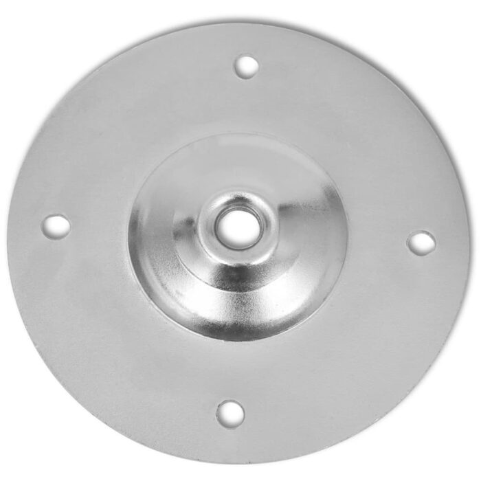 Pieds de table télescopique 2 pcs Chrome 710 mm - 1100 mm – Image 4