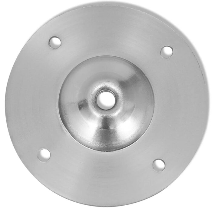 Pieds de table télescopiques Nickel brossé  710 mm - 1100 mm – Image 4