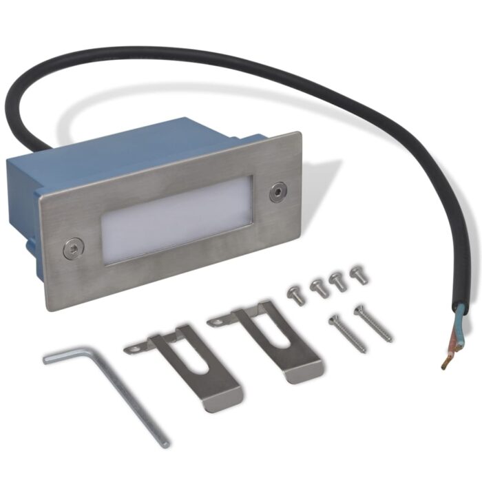 Lampe d'escalier encastrée à 2 LED 44x111x56 mm – Image 4