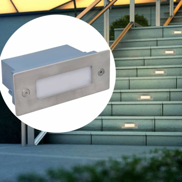 VXL8718475946991_m_en_hd_1.jpg Lampe d'escalier encastrée à 2 LED 44x111x56 mm – Image 1