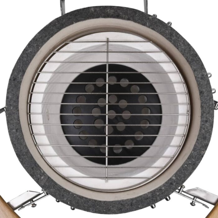 Kamado Barbecue à fumoir Céramique 81 cm – Image 6