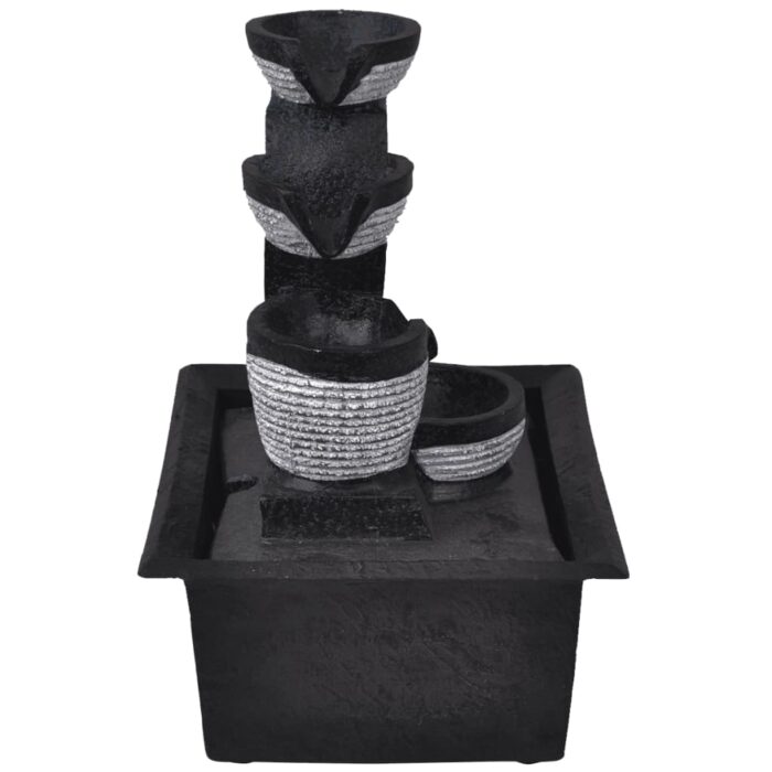 Fontaine d'intérieur avec lampe LED Polyrésine – Image 3