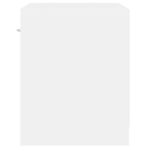 Table de chevet 2 pcs avec tiroir Blanc – Image 7