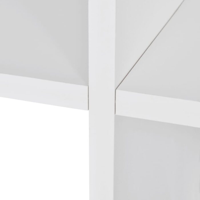 Bibliothèque/étagère 142 cm Blanc – Image 3