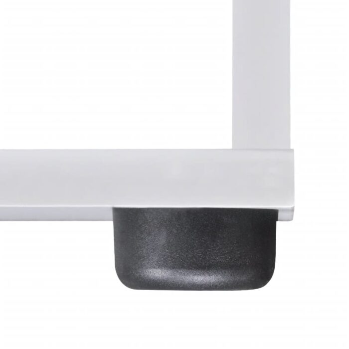 Bibliothèque/étagère 142 cm Blanc – Image 4