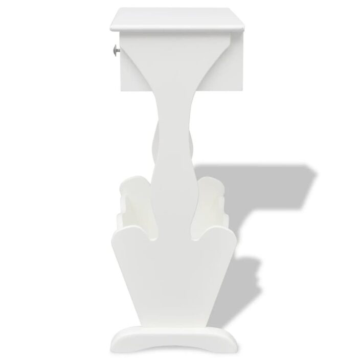 Porte-revues Melrose Blanc – Image 3