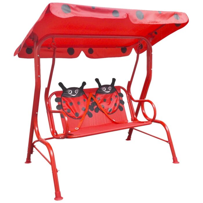 Siège balançoire pour enfants Rouge – Image 1