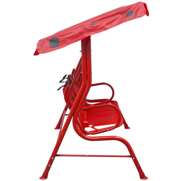 Siège balançoire pour enfants Rouge – Image 2