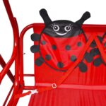 Siège balançoire pour enfants Rouge – Image 3