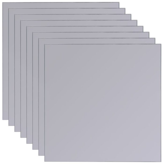 Carreaux de miroir sans cadre 8 pcs 20,5 cm – Image 3