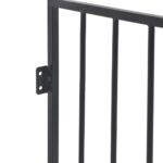 Clôture de cheminée pour animaux de compagnie Acier Noir – Image 2
