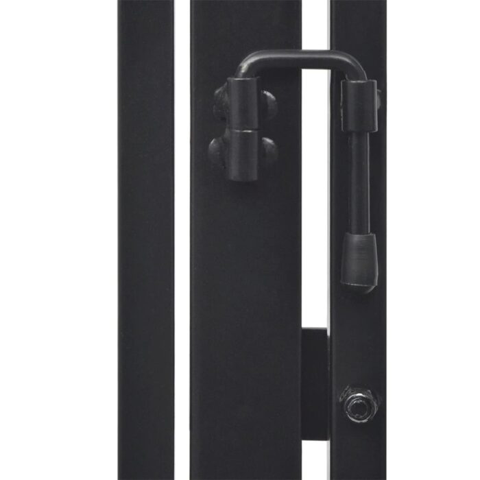 Clôture de cheminée pour animaux de compagnie Acier Noir – Image 4