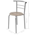 Ensemble de meuble pour salle à manger MDF – Image 8