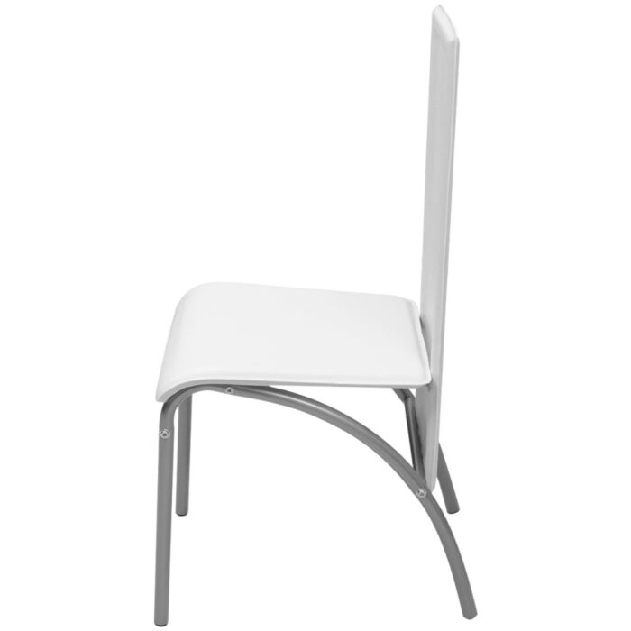 Jeu de salle à manger 5 pcs Blanc – Image 6