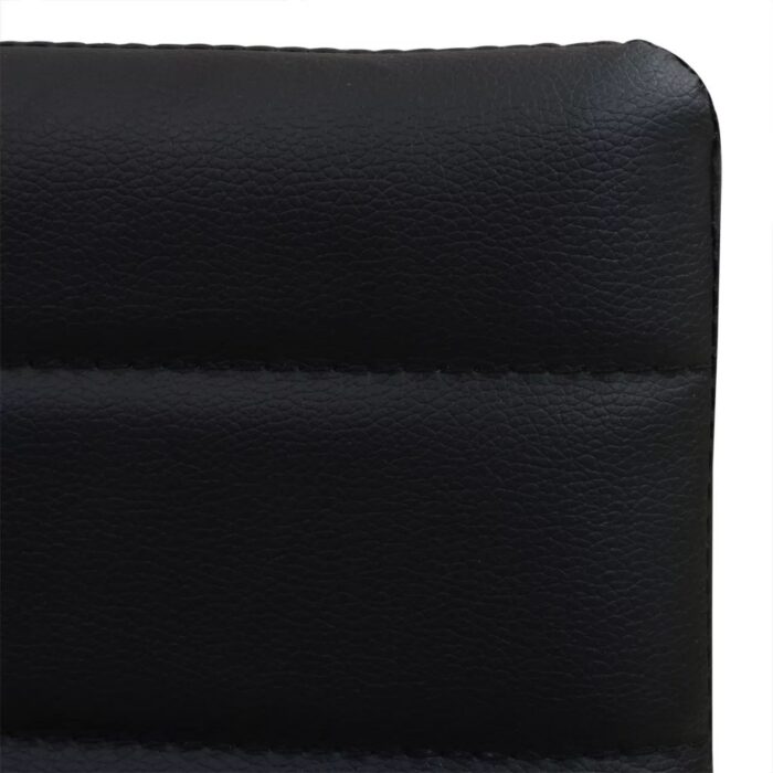 Ensemble de table et chaise de salle à manger 3 pièces noir – Image 5