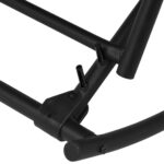 Chaise à bascule de jardin Acier et textilène Noir – Image 6