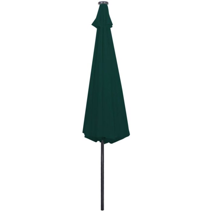 Parasol de jardin en porte-à-faux avec LED 3 m vert – Image 6