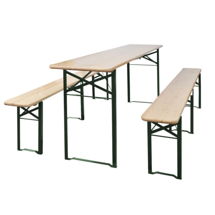 VXL8718475971177_a_en_hd_1.jpg Table de brasserie pliable avec 2 bancs 220 cm Bois de sapin – Image 1