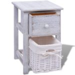 Table de chevet Bois Blanc – Image 2