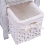 Table de chevet Bois Blanc – Image 4