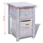 Table de chevet Bois Blanc – Image 5