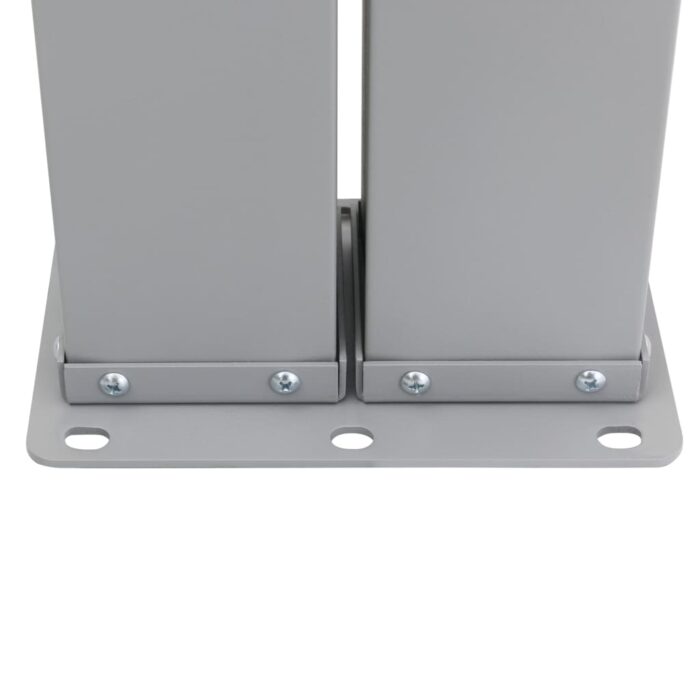 Auvent latéral rétractable 160x600 cm Gris – Image 6