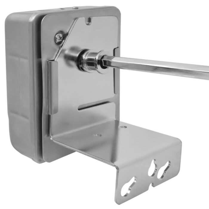 Broche à rôtir avec moteur 1000 mm Acier – Image 3