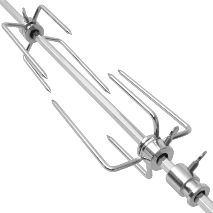 Broche à rôtir avec moteur 1000 mm Acier – Image 5