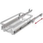 Panier en treillis métallique 2 pcs 300 mm Argenté – Image 4