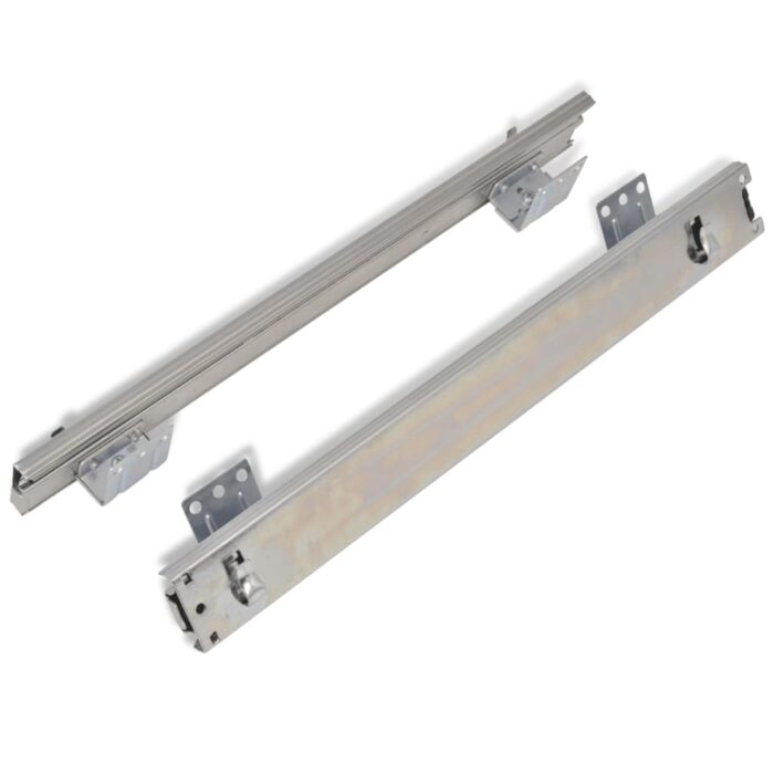 Panier en treillis métallique 2 pcs 300 mm Argenté – Image 5