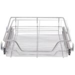 Panier en treillis métallique 2 pcs 500 mm Argenté – Image 2