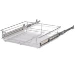 Panier en treillis métallique 2 pcs 600 mm Argenté – Image 4