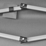 Chapiteau hexagonal pliable Gris 3,6x3,1 m – Image 2