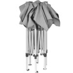 Chapiteau hexagonal pliable Gris 3,6x3,1 m – Image 4