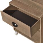 Tables de chevet 2 pcs marron bois massif – Image 5